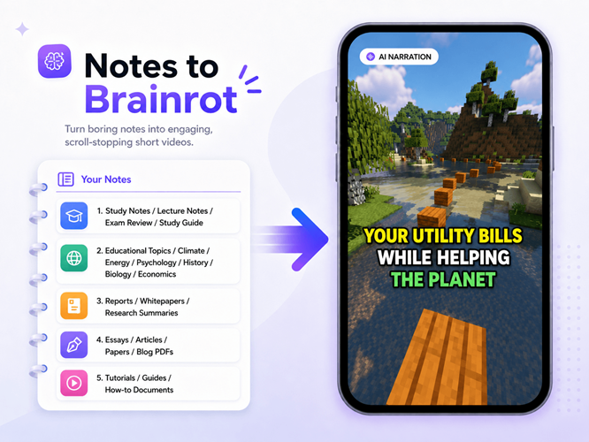 Notizen zu Brainrot Video Generator